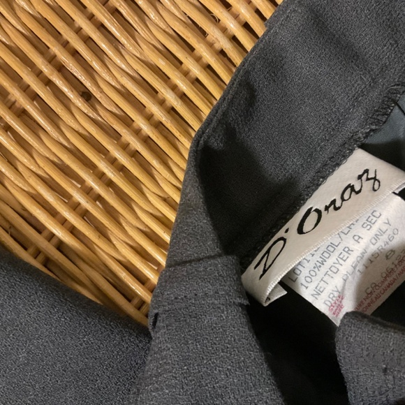 D’oraz wide leg trouser suit charcoal grey size 8 - Picture 5 of 6